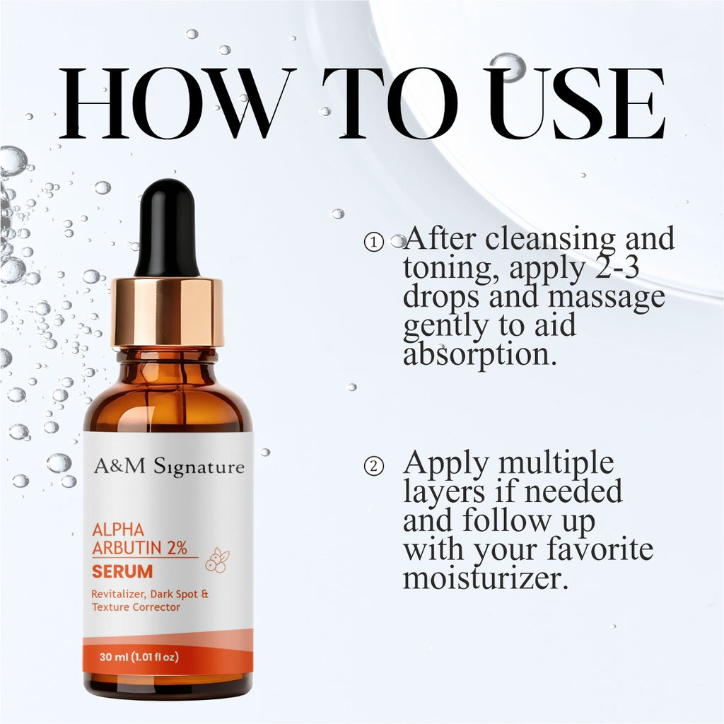 Alpha Arbutin 2% Serum for Dark Spots, Hyperpigmentation & Uneven Skin Tone – Brightening Face Serum with Texture Correction, Skin Revitalizer for Radiant, Smooth Skin