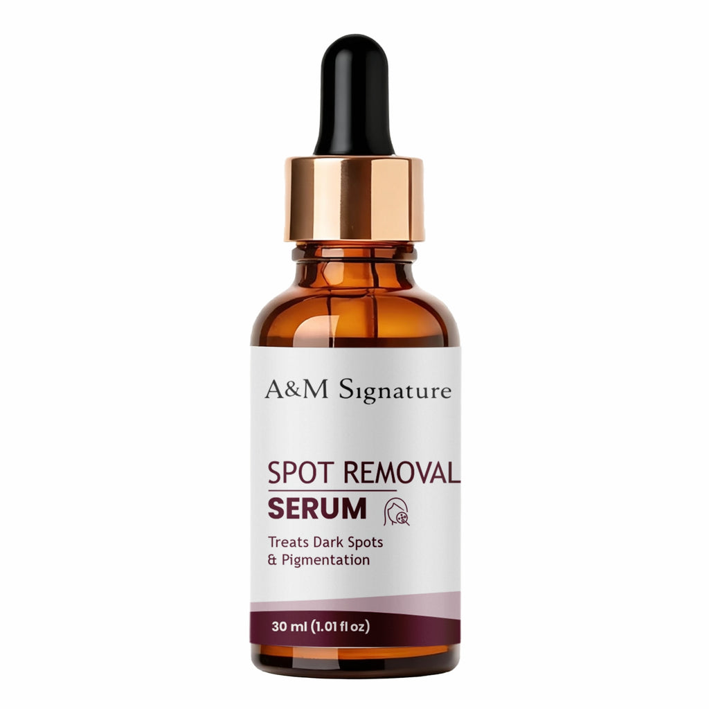 A&M Signature Spot Removal Serum for Dark Spots & Acne Marks – Skin Brightening, Pigmentation Corrector & Even Tone Face Serum for Clear, Smooth, Radiant Skin