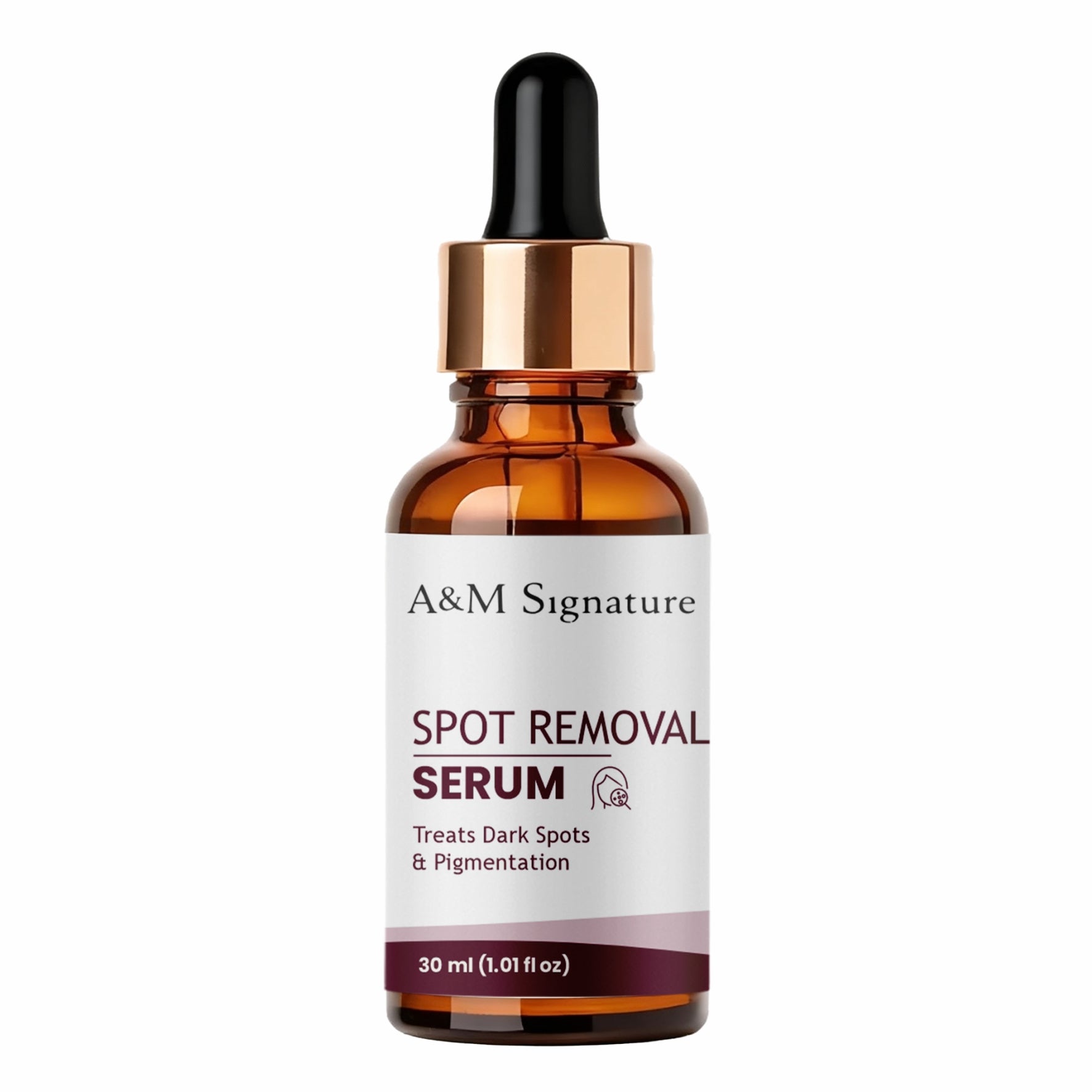 A&M Signature Spot Removal Serum for Dark Spots & Acne Marks – Skin Brightening, Pigmentation Corrector & Even Tone Face Serum for Clear, Smooth, Radiant Skin