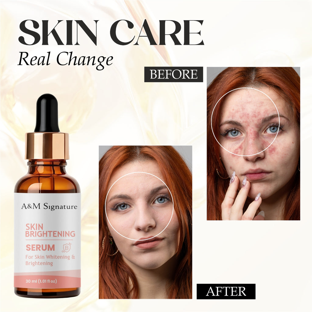 A&M Signature Skin Brightening Serum for Glowing Skin – Dark Spot Corrector, Even Tone & Radiance Boosting Face Serum for Smooth, Clear & Luminous Complexion SEO Description (≈1200 characters): Reveal radiant, glow